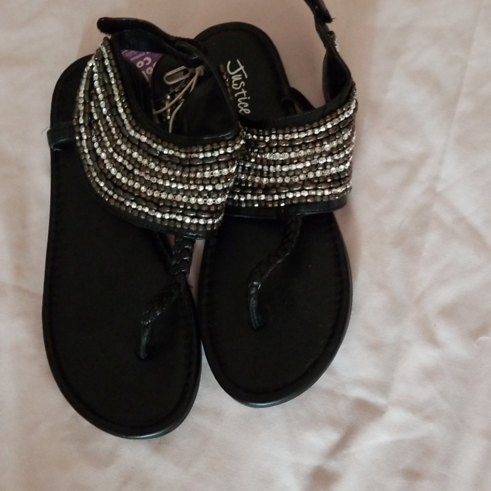 Bejeweled sandals